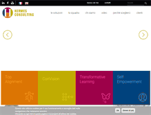 Tablet Screenshot of hermesconsulting.it